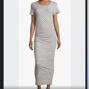 James Perse Striped Maxi Dress